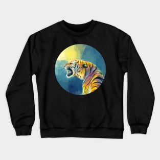 Shine Fearlessly - Tiger portrait Crewneck Sweatshirt